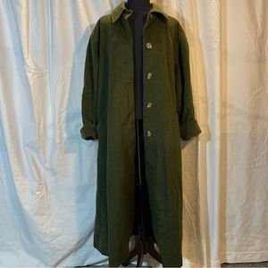 Vintage “BAUR” Tyroler Loden Austrian Green Wool Coat